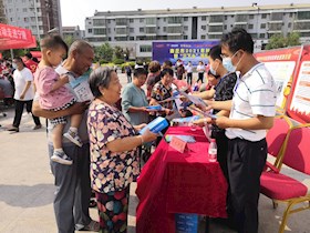 市水利局积极参与2021年全市“三下乡”活动宣传活动