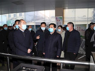 市领导调研我市疫情防控工作