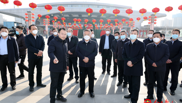 市委书记李国胜实地调研中心城区城市建设项目